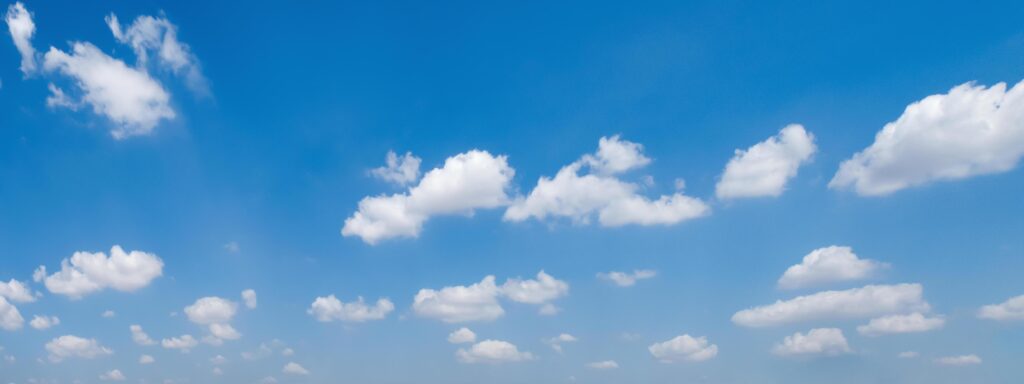 panorama blue sky with white cloud background nature view Stock Free