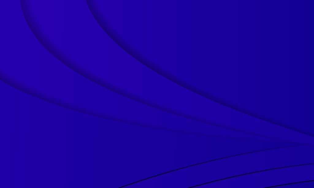 Stylish Gradient Blue Background With Curved Lines Free Vector