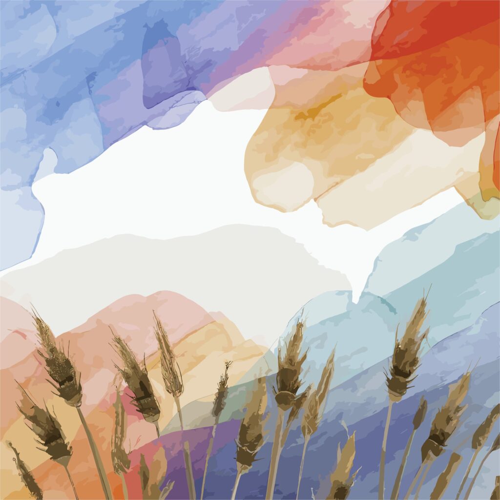 Watercolor background design Ai generated Free Vector