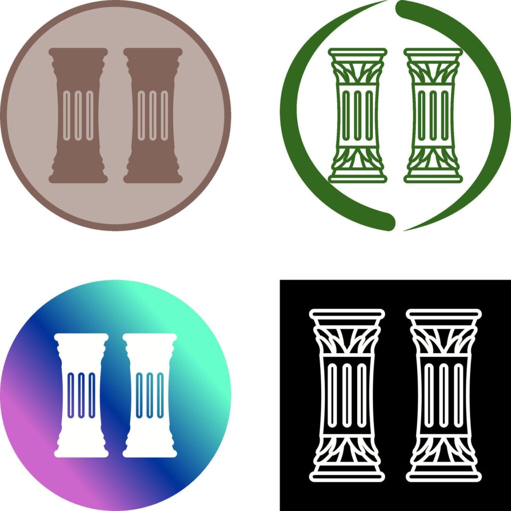 Column Icon Design Stock Free