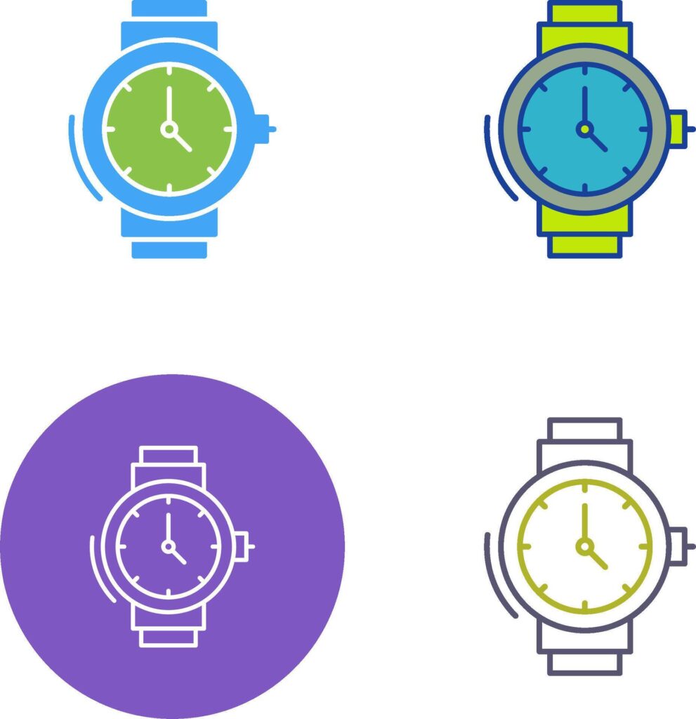 Wristwatch Icon Design Stock Free