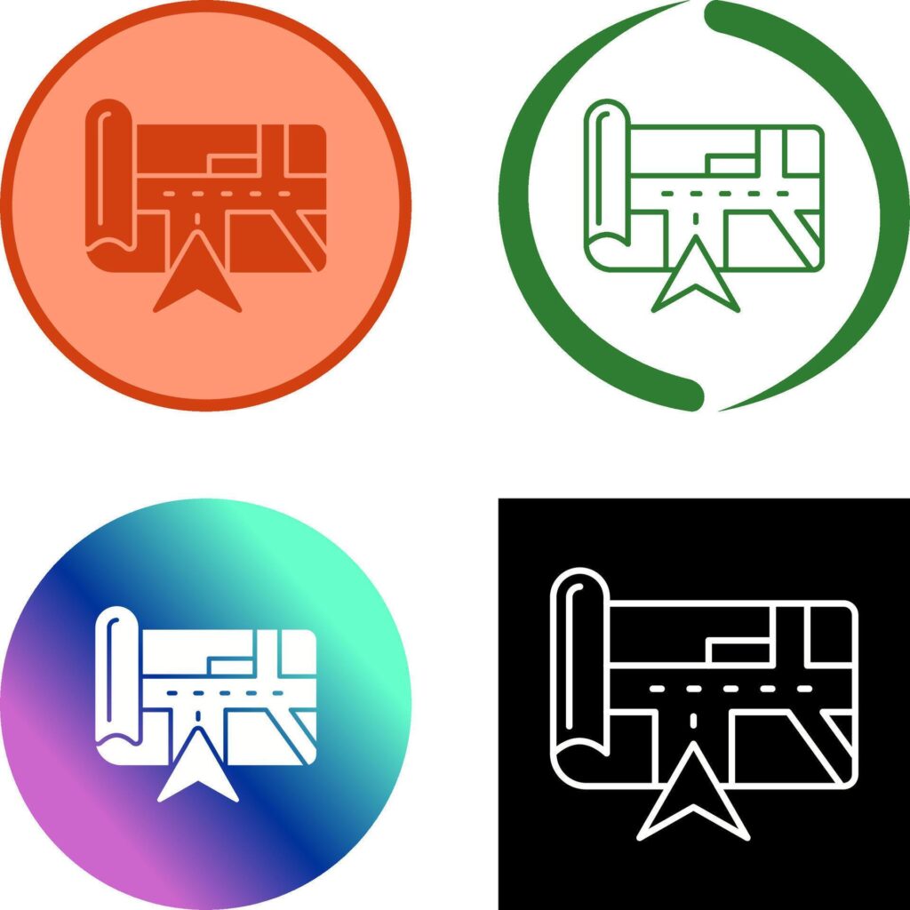 Navigation Icon Design Stock Free