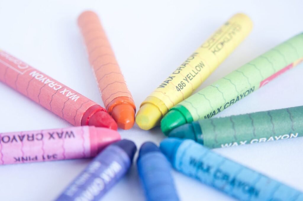 Coloring Crayons Stock Free