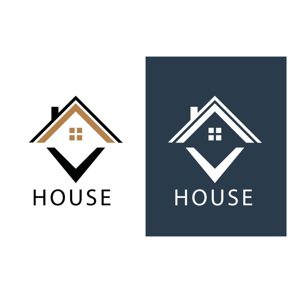 House logo and symbol vector image Stock Free