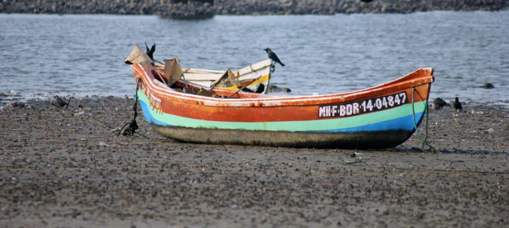 Boat On Beach Stock Free