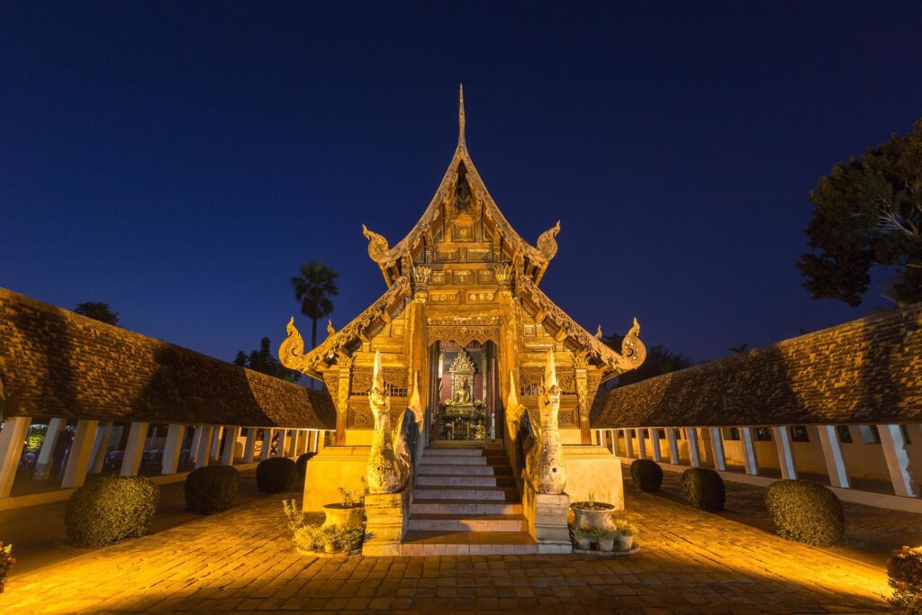 Temple in Chiang Mai Stock Free