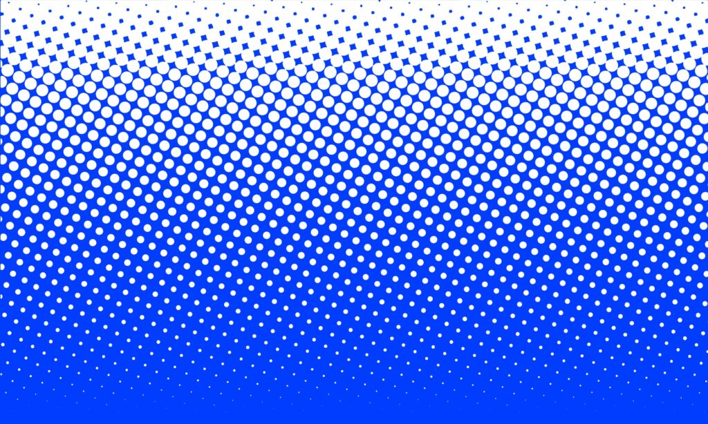 Modern Blue Halftone Pattern Background Free Vector