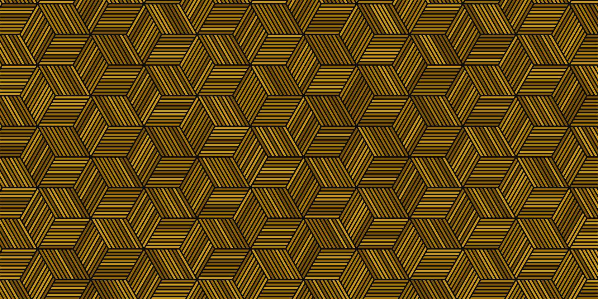 Geometric pattern with stripes wooden background weave design Free Vector