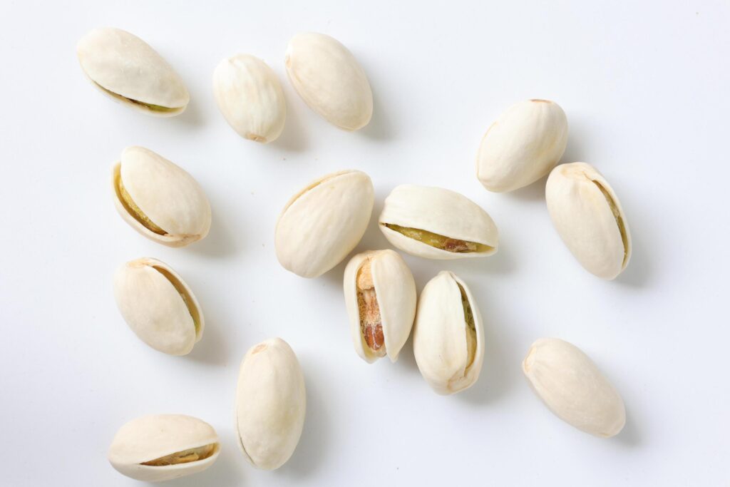 Pistachio nut isolated on white background Stock Free