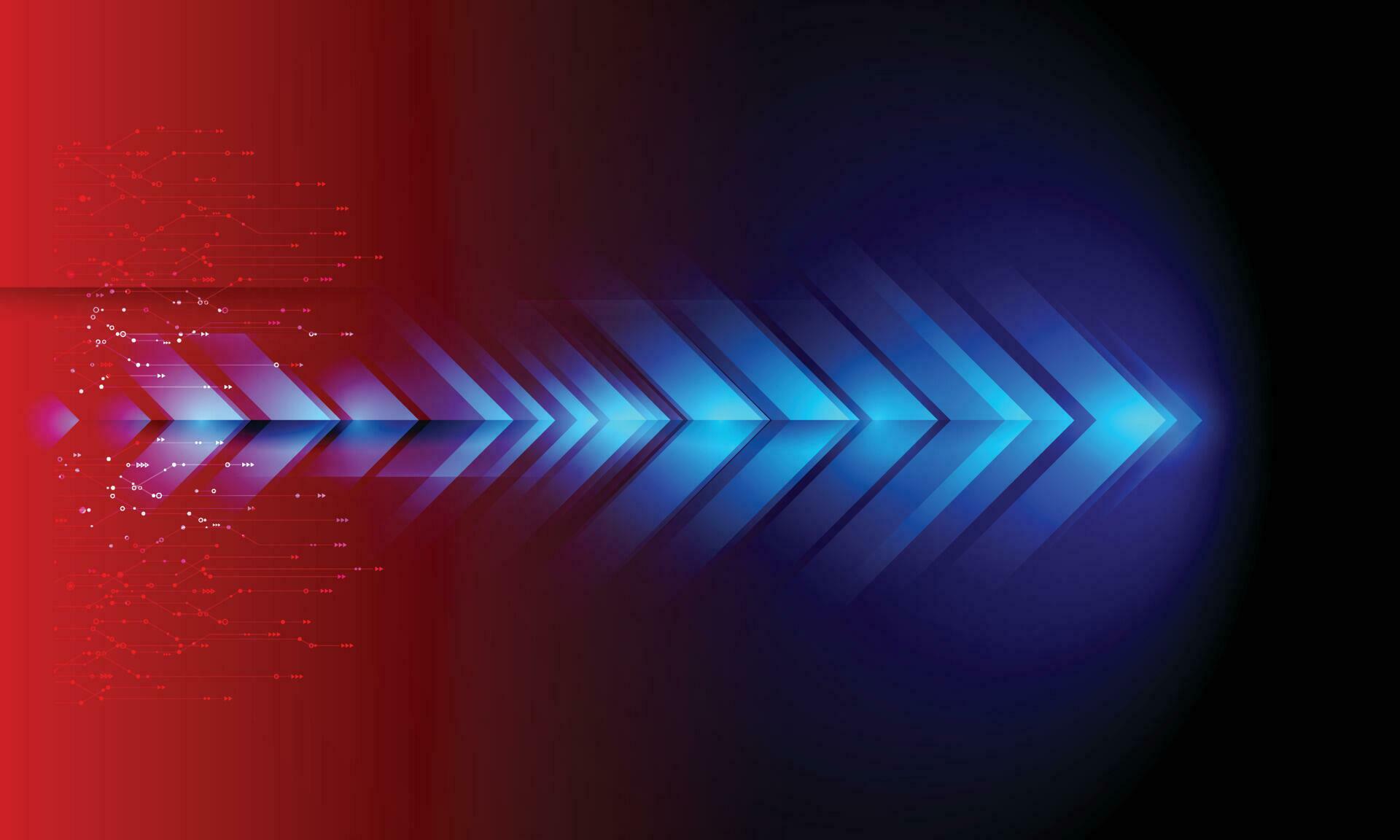 Colorful Abstract Motion Arrows on Gradient Background for Design Stock Free