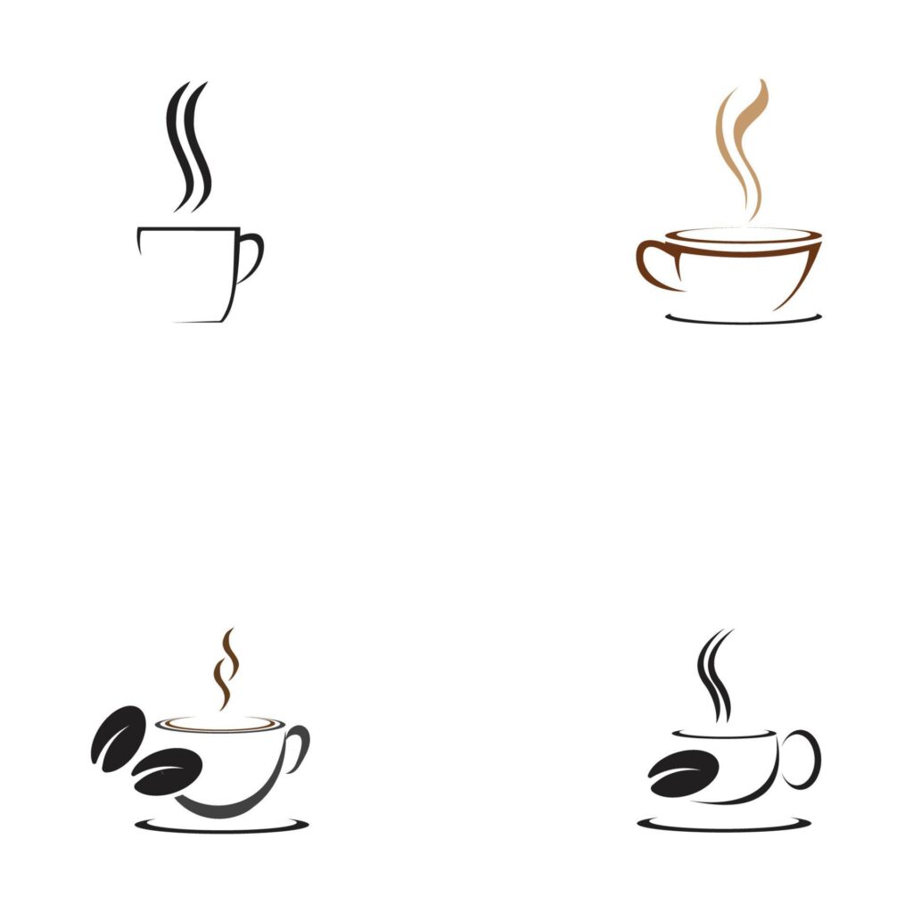 Coffee cup logo template vector icon – Vector Stock Free