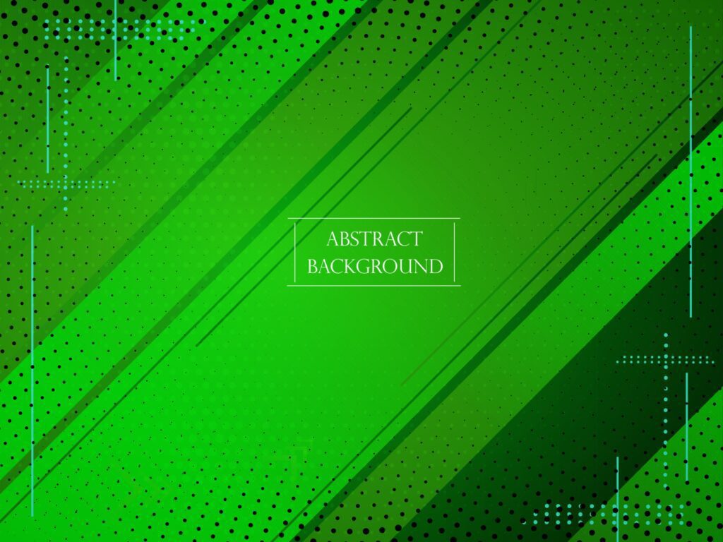 Green geometric abstract smooth stylish background Free Vector