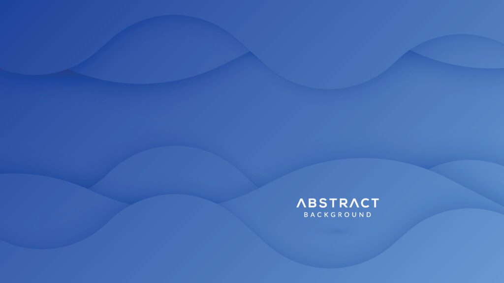 Abstract blue gradient color curve background Free Vector