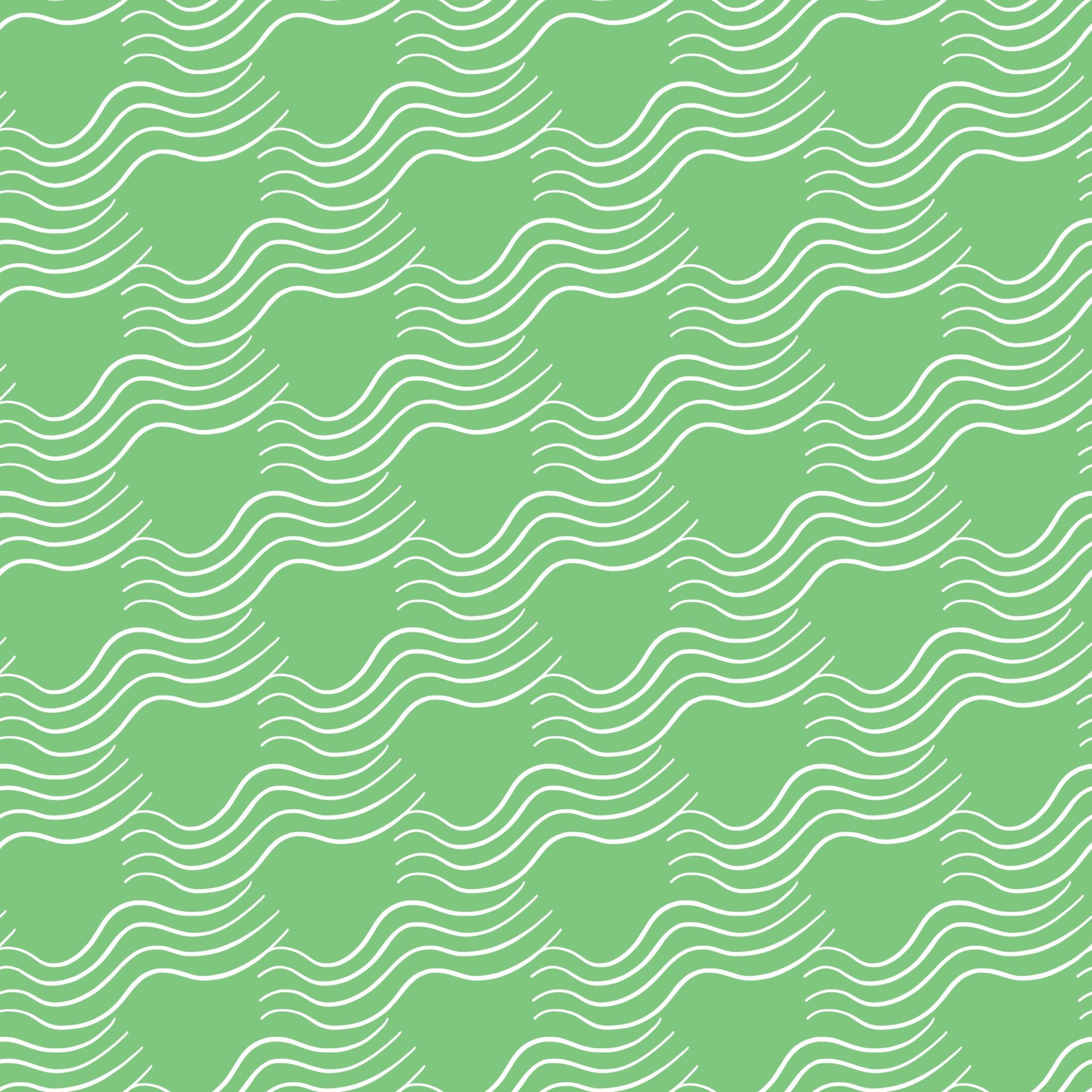 Vector seamless texture background pattern. Hand drawn, green, white colors. Free Vector