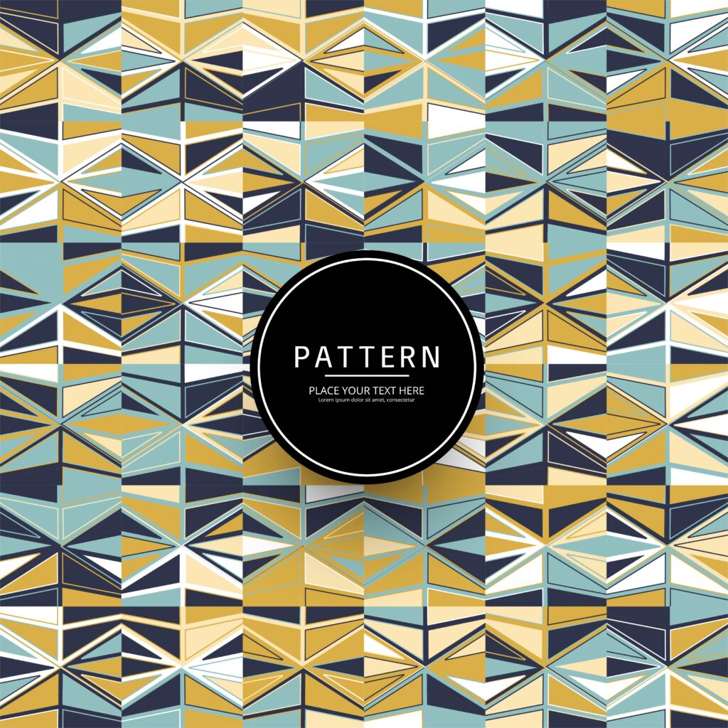 Abstract colorful geometric pattern vector Free Vector