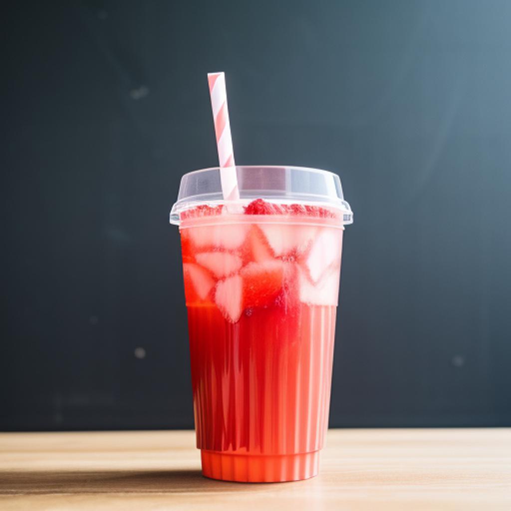 Strawberry flavor fruit tea by @ai_generated