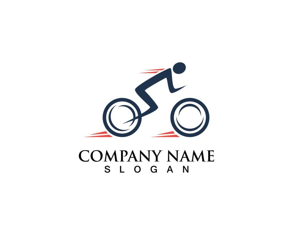 Bike logo and symbols vector Stock Free