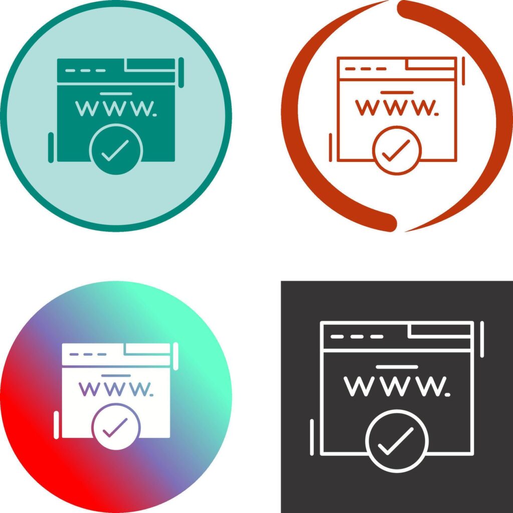 Domain Icon Design Stock Free