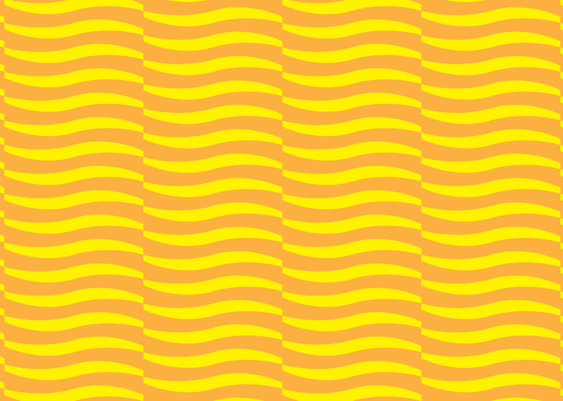 Wave Yellow Seamless Pattern Banner Background Free Vector