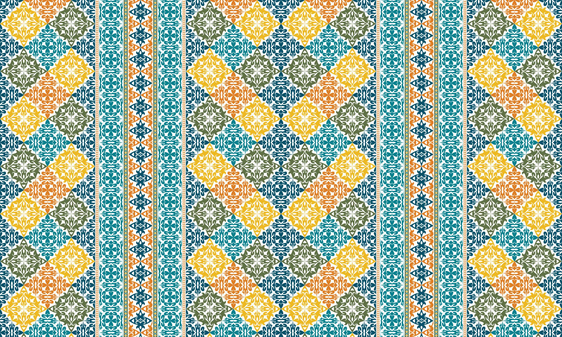 elegant ethnic pattern background Free Vector