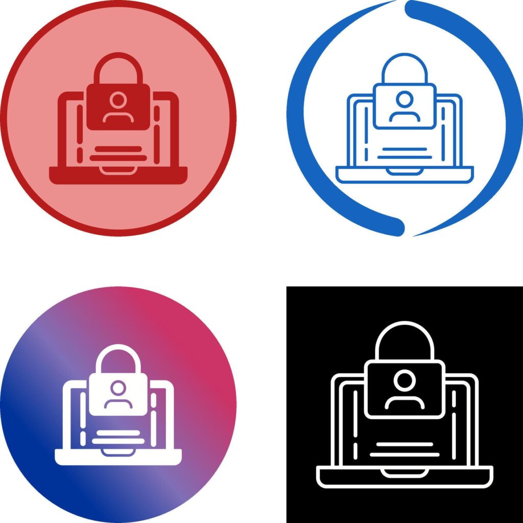 Authentication Icon Design Stock Free