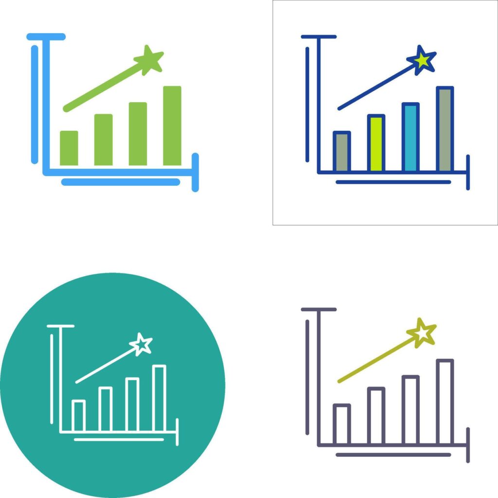 Line Bars Icon Design Stock Free