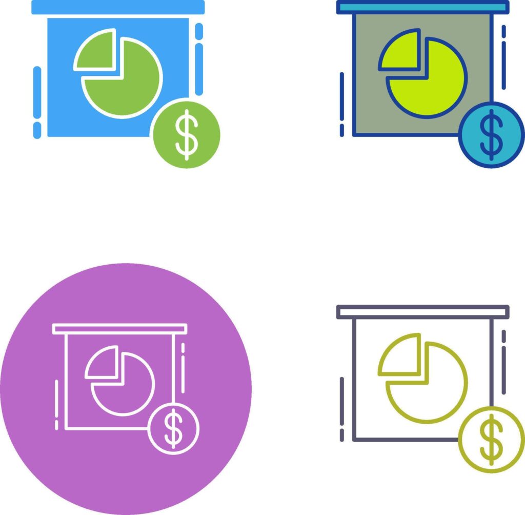 Pie Chart Icon Design Stock Free