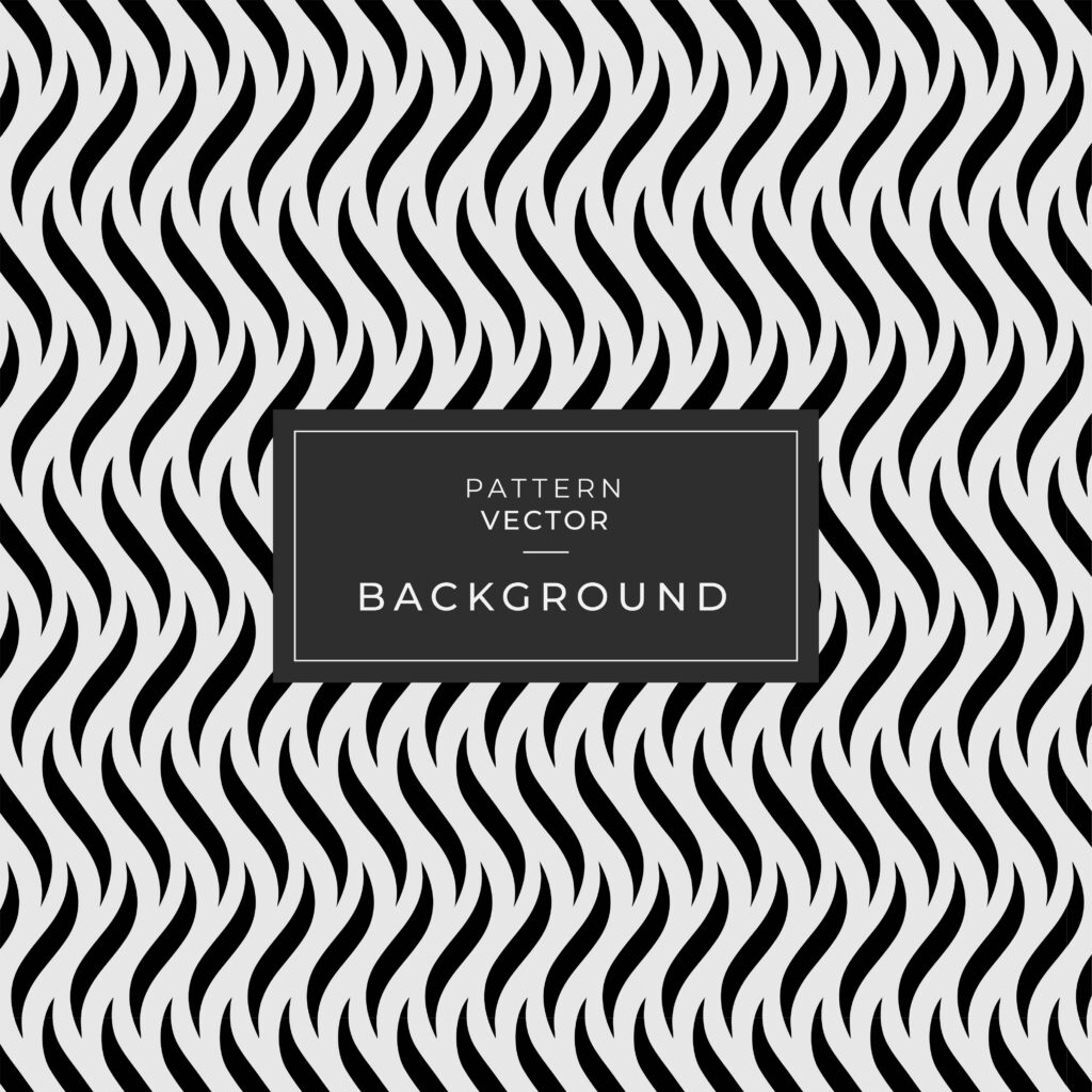 Luxury Geometric Wavy Line Pattern Free Vector