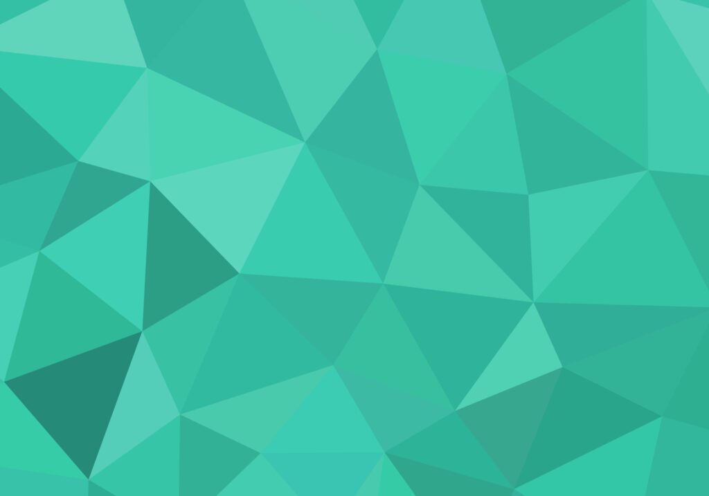 green lowpoly background Free Vector and Free SVG