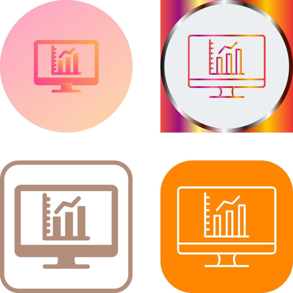 Chart Icon Design Stock Free