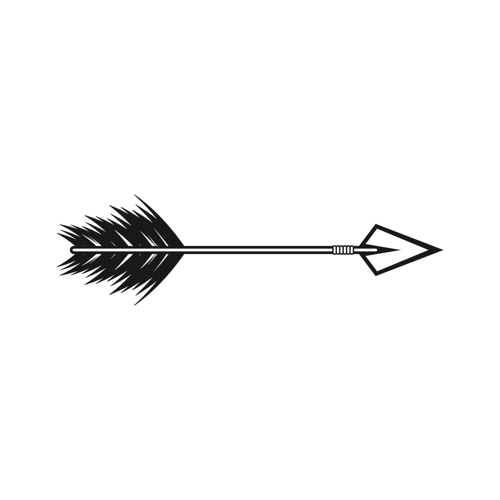 tribal arrow graphic design vector Stock Free