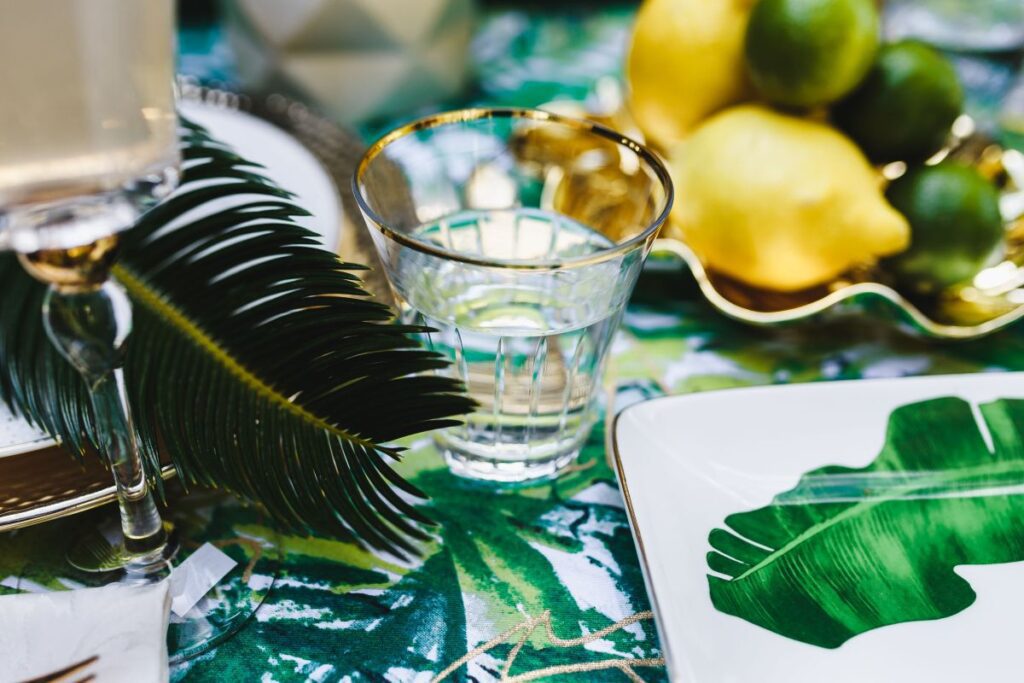 Elegant Exotic Table Decor Stock Free