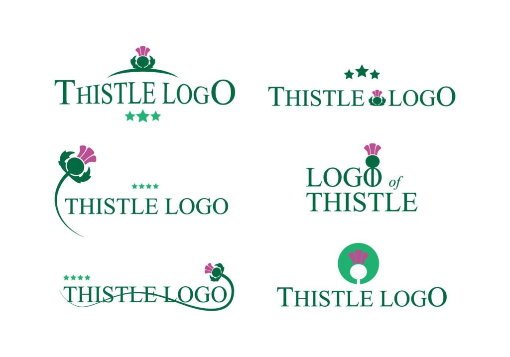 Thistle Logo Vector Stock Free and Free SVG