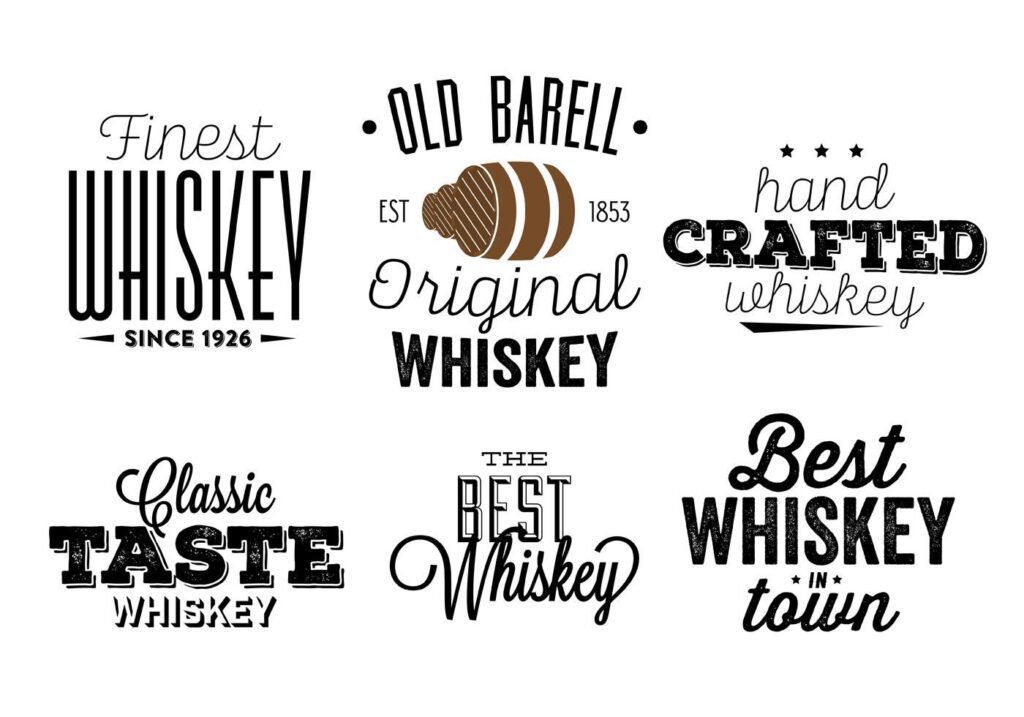 Whiskey Labels Stock Free and Free SVG