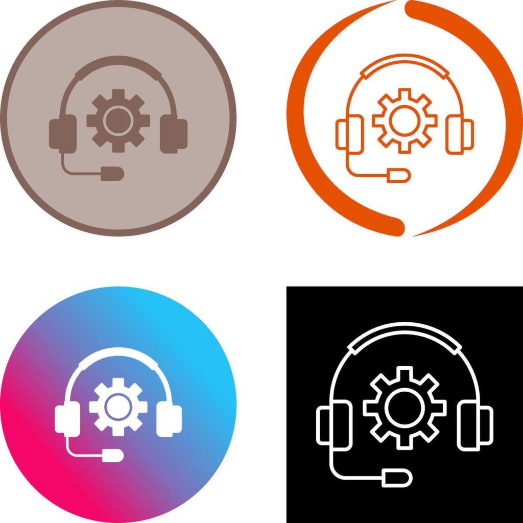 Customer Support Icon Design Stock Free