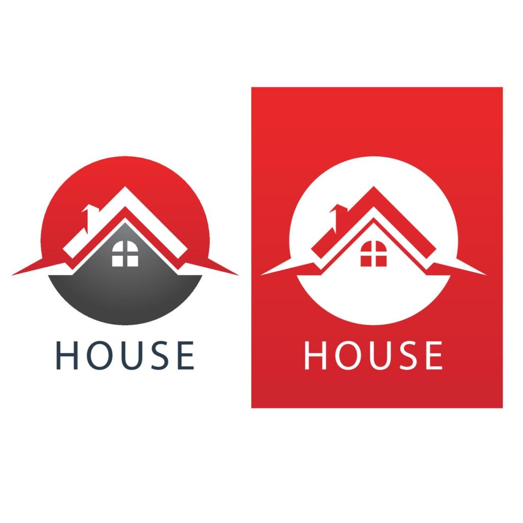 House logo and symbol vector image Stock Free