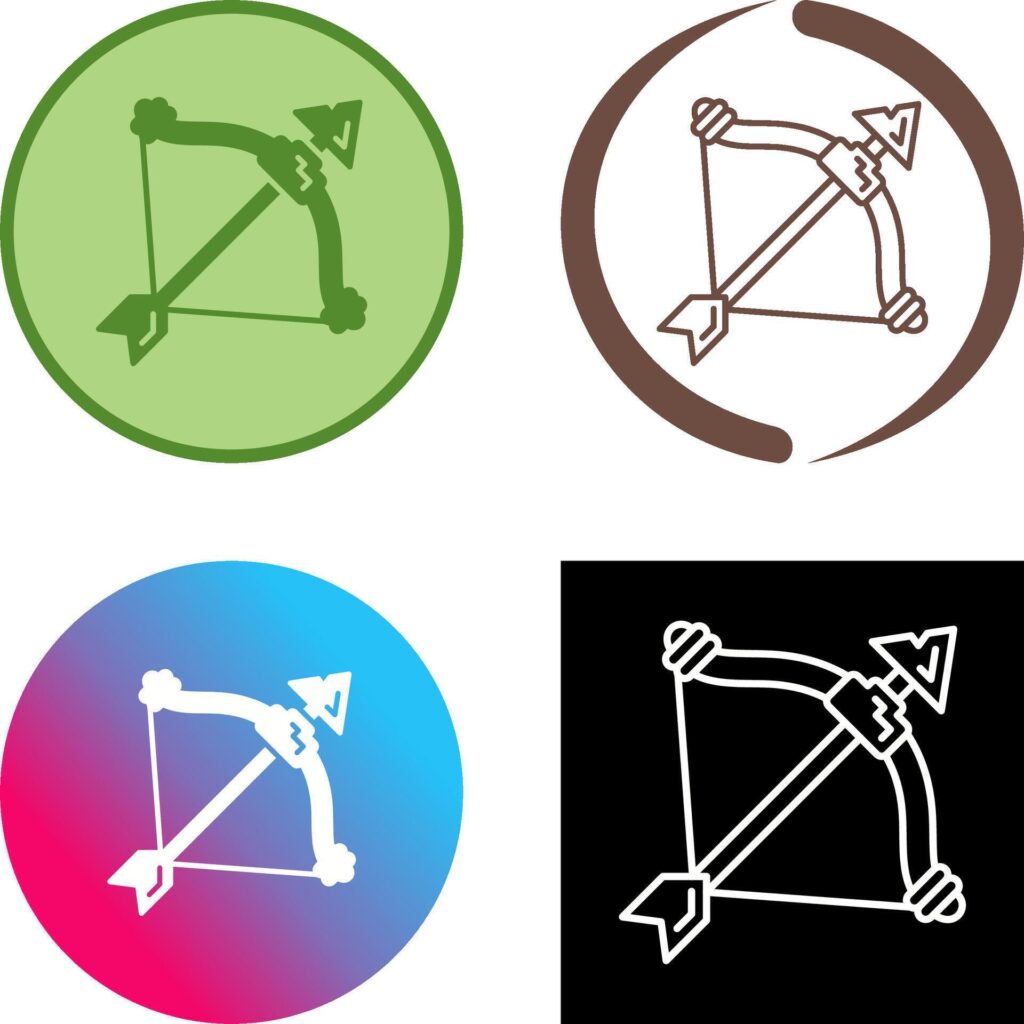 Crossbow Icon Design Stock Free