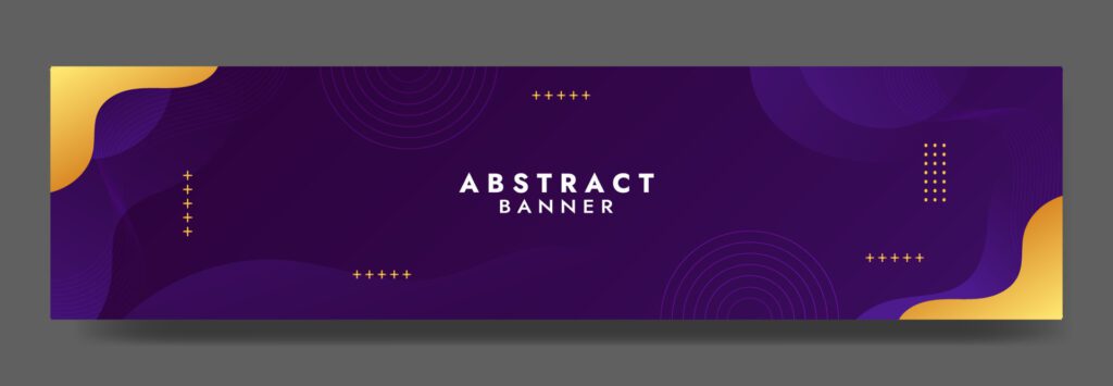 Abstract Blue Fluid Wave Banner Template Free Vector