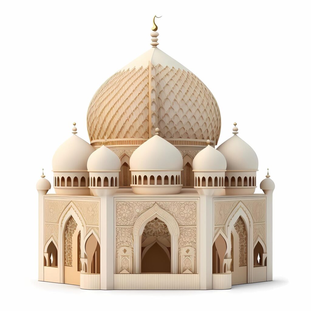 mosque AI Generated Stock Free