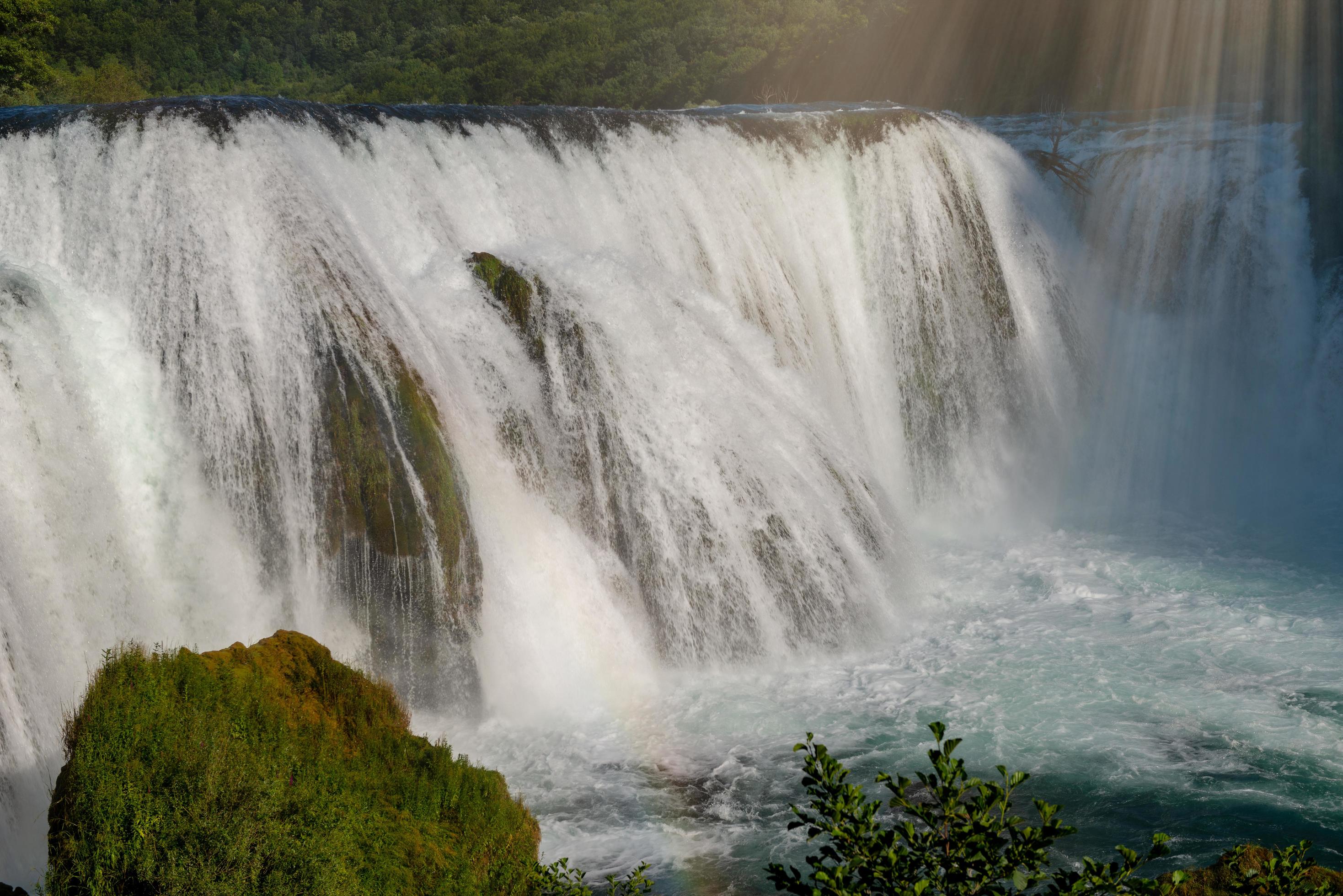 Waterfall nature landscape Stock Free