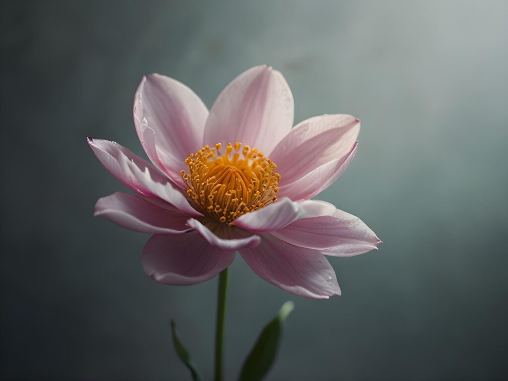 Lily flowers with beautiful blur background Stock Free