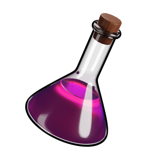 Lab, potion, experiment 3D illustration