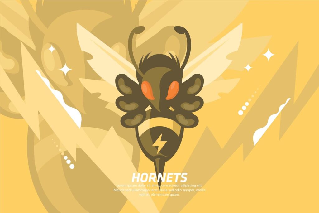 Hornet Illustration Stock Free and Free SVG