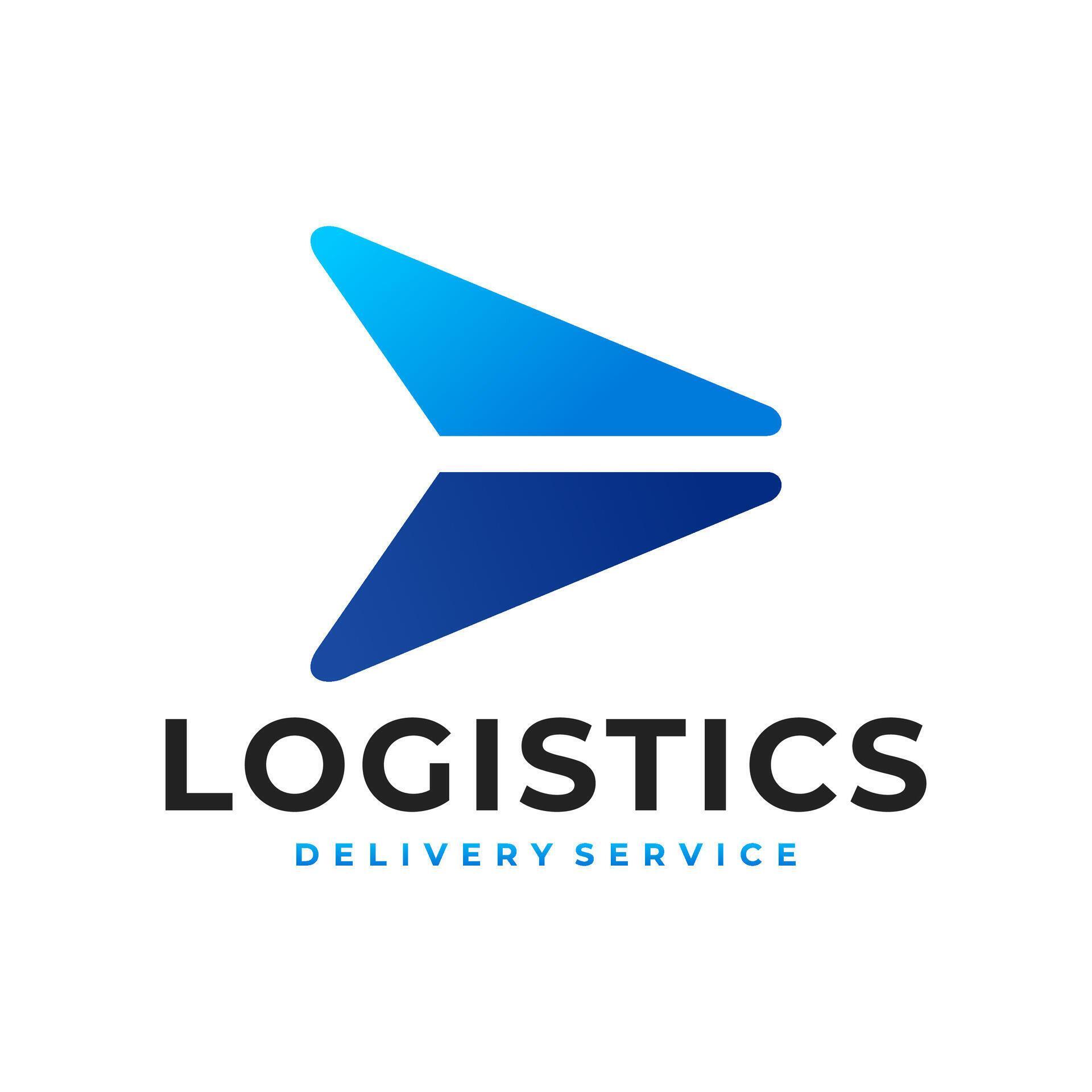 Logistic Logo, arrow design logo template, vector illustration Stock Free