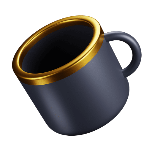 Cup, premium 3D illustration