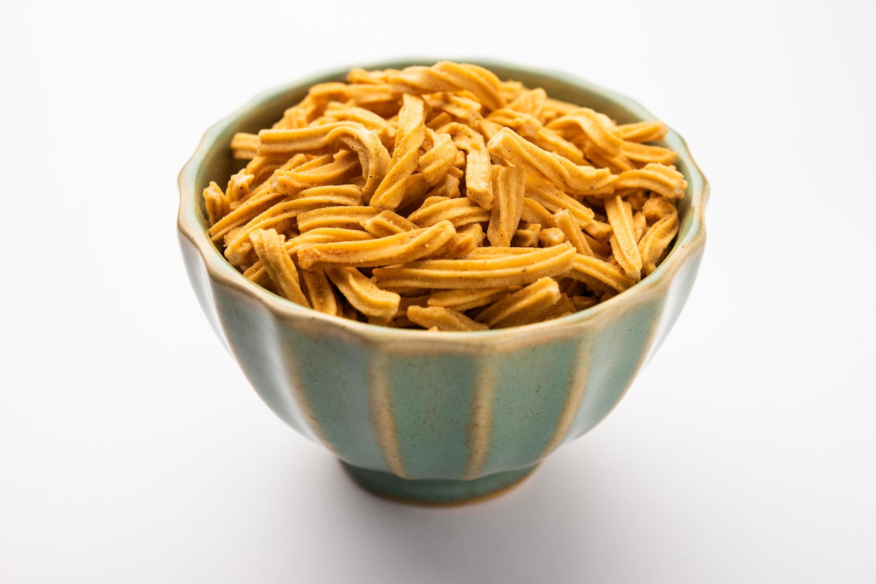 Salted Soya Sticks Indian namkeen food Stock Free