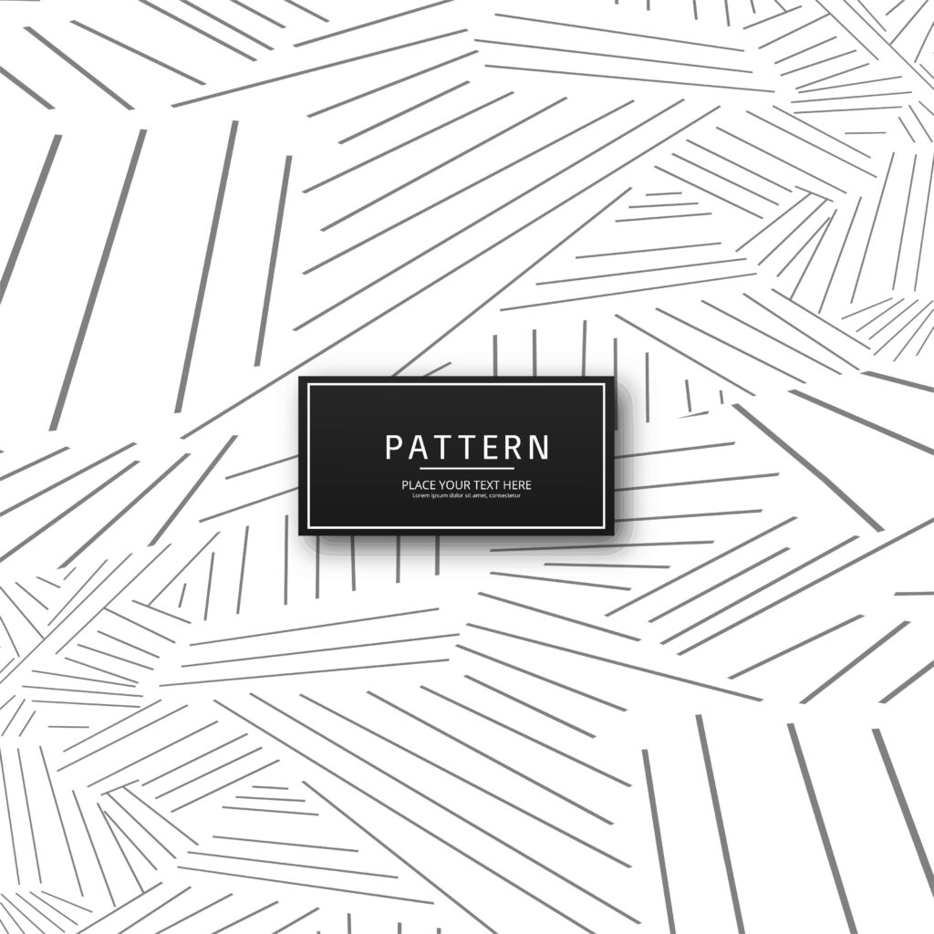 Abstract geometric gray lines pattern design Free Vector