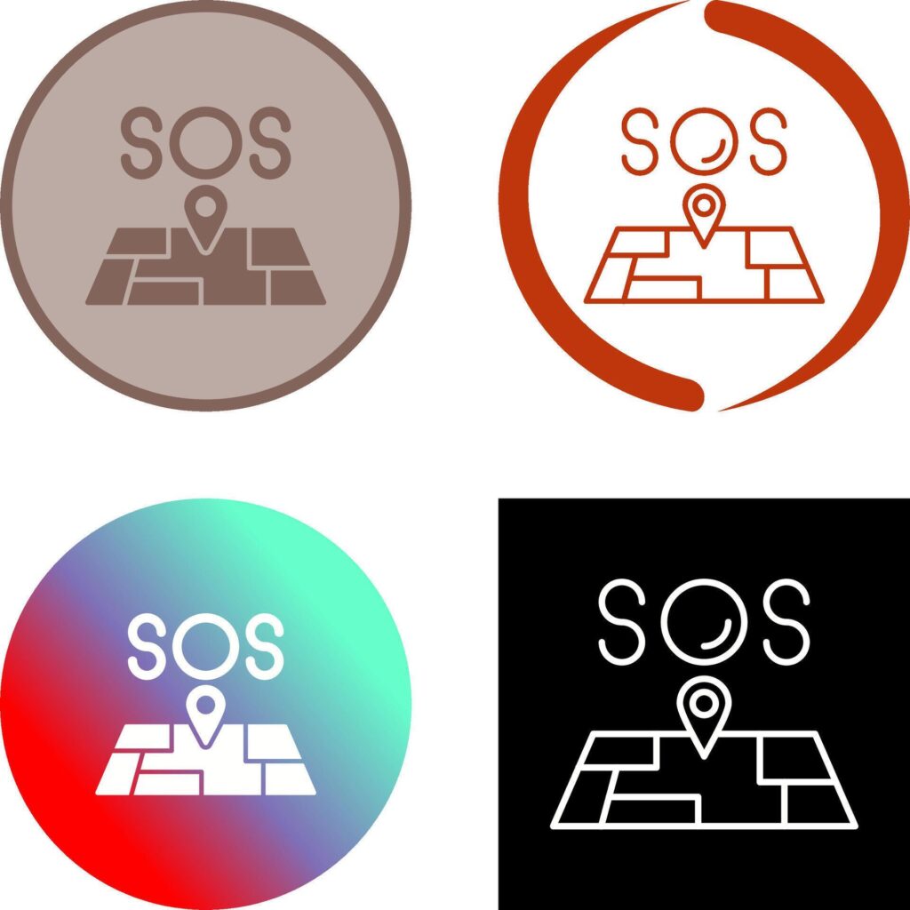 Sos Icon Design Stock Free