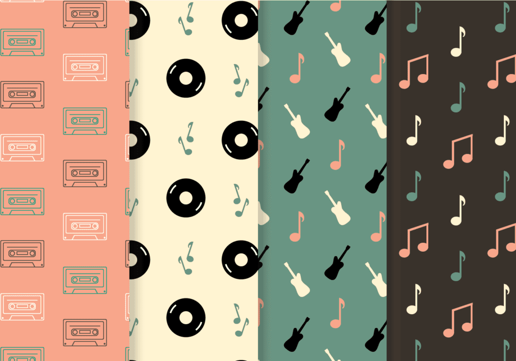 Free Music Pattern Vector Free Vector and Free SVG