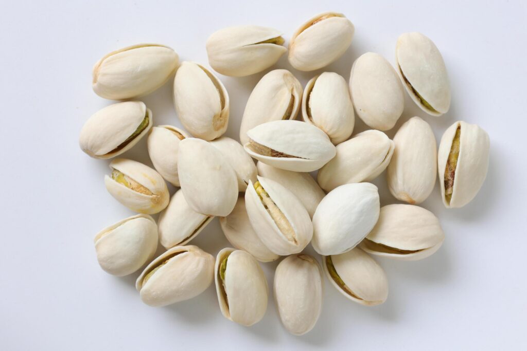 Pistachio nut isolated on white background Stock Free